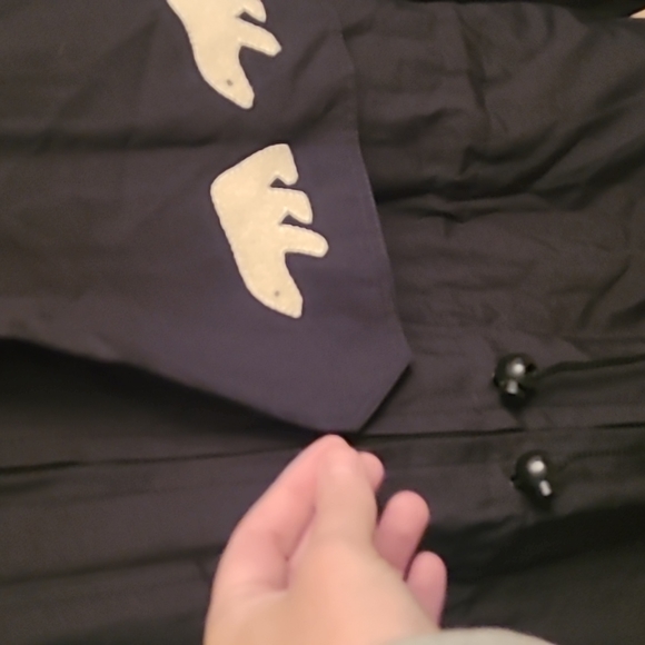 Northern Transition Black Polar Bear Fringe Jacket - Picture 8 of 11